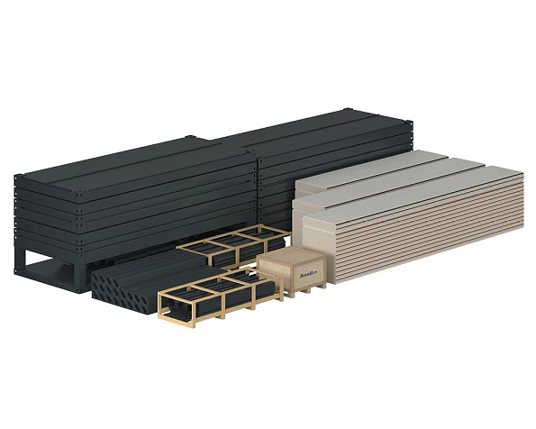 Интерьер Быстровозводимый дом LIGHT 148 БЕЛЫЙ